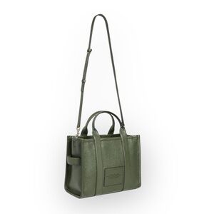 NWT The Leather Medium Tote Bag in Bronze Green